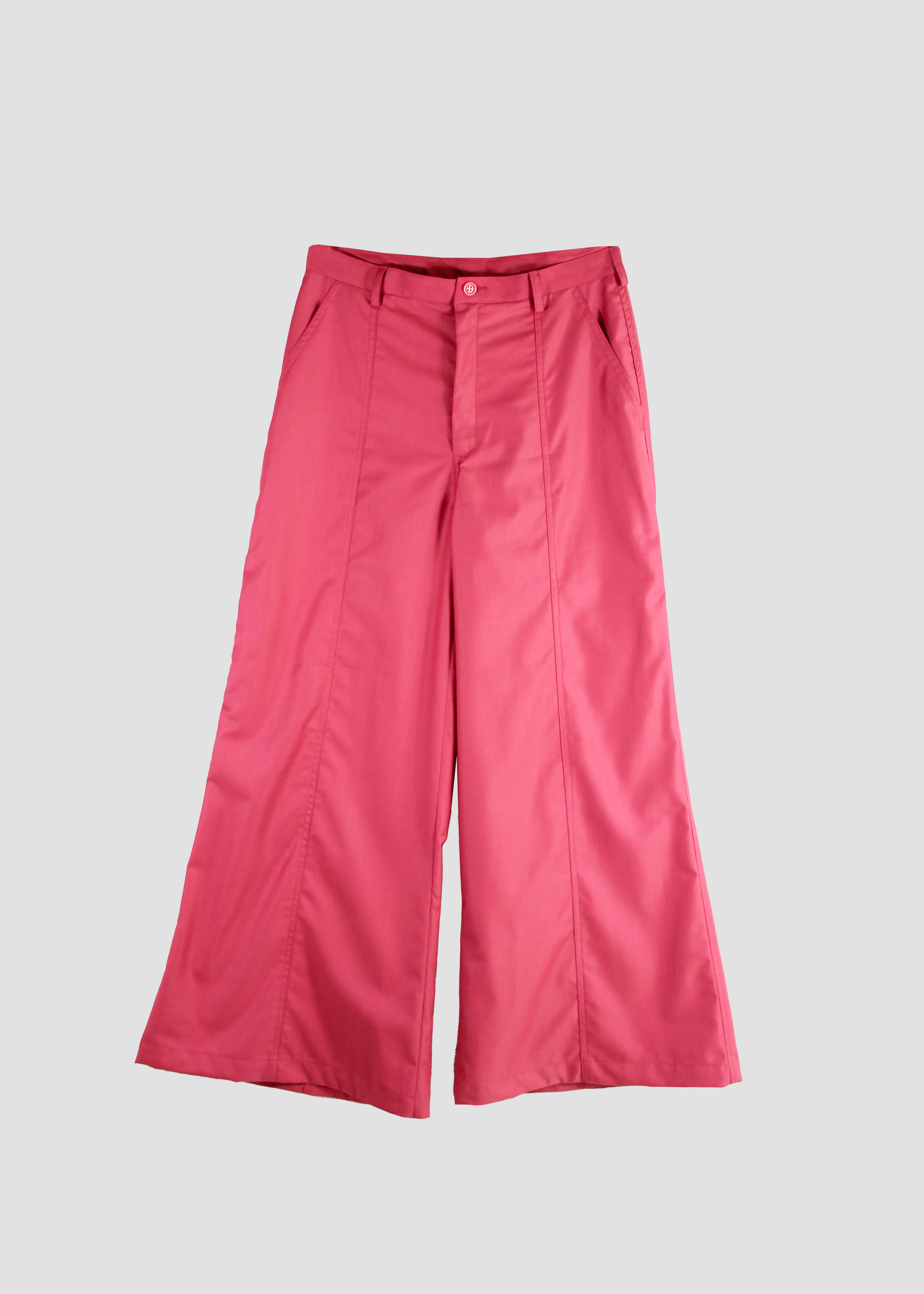 GI AMA Funky Casual Suit – Completo rosa in viscosa con giacca a vita aderente e spalle strutturate e pantaloni a vestibilità regolare. Taglia unica Small, prodotto in India. Lavabile a 30°C e stirabile a bassa temperatura.