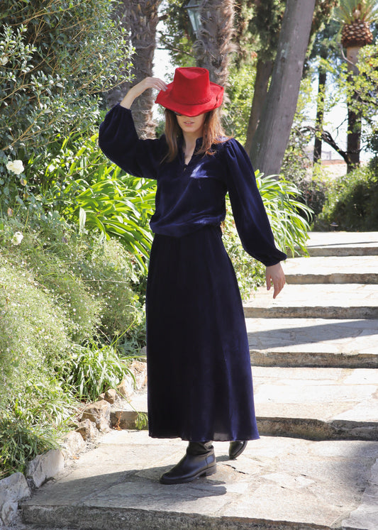 Bohémien Skirt Set - Blue