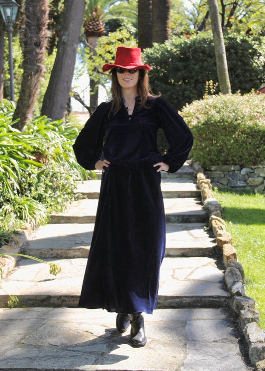 Bohémien Skirt Set - Blue